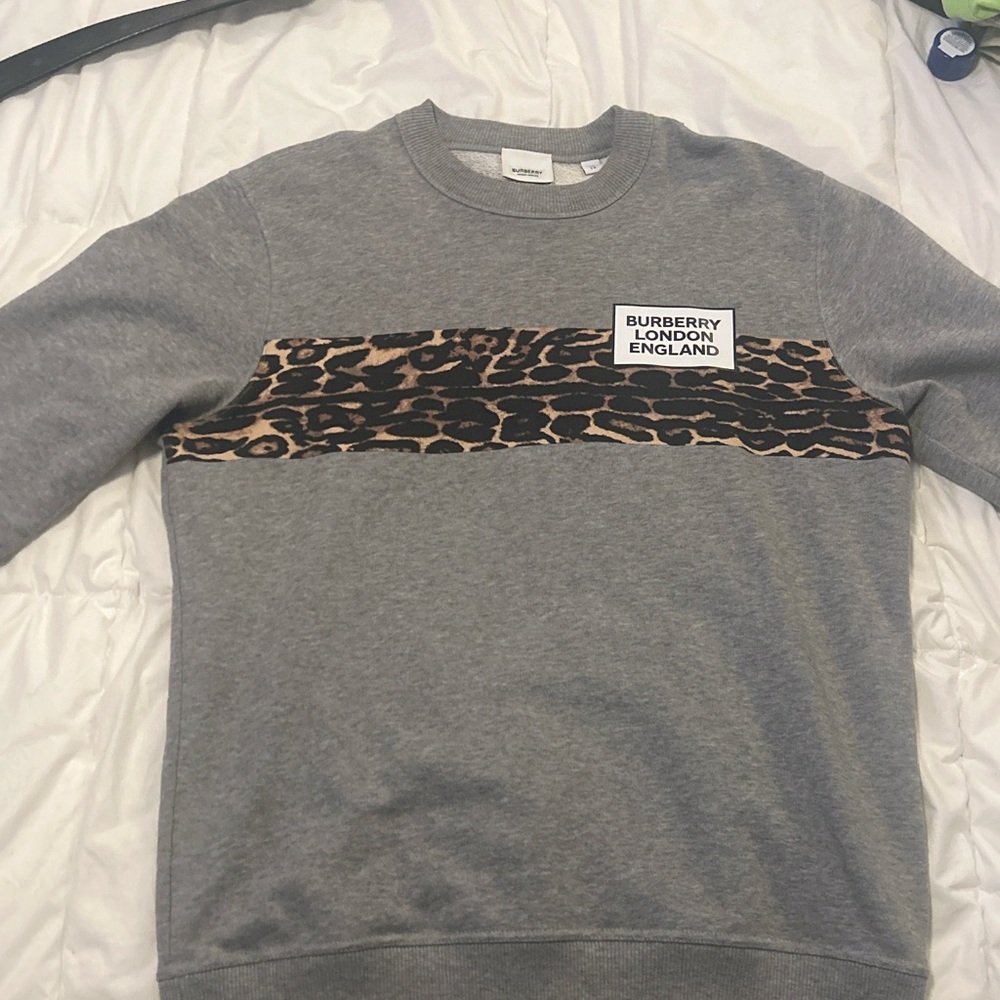 Burberry cheetah sweatshirt